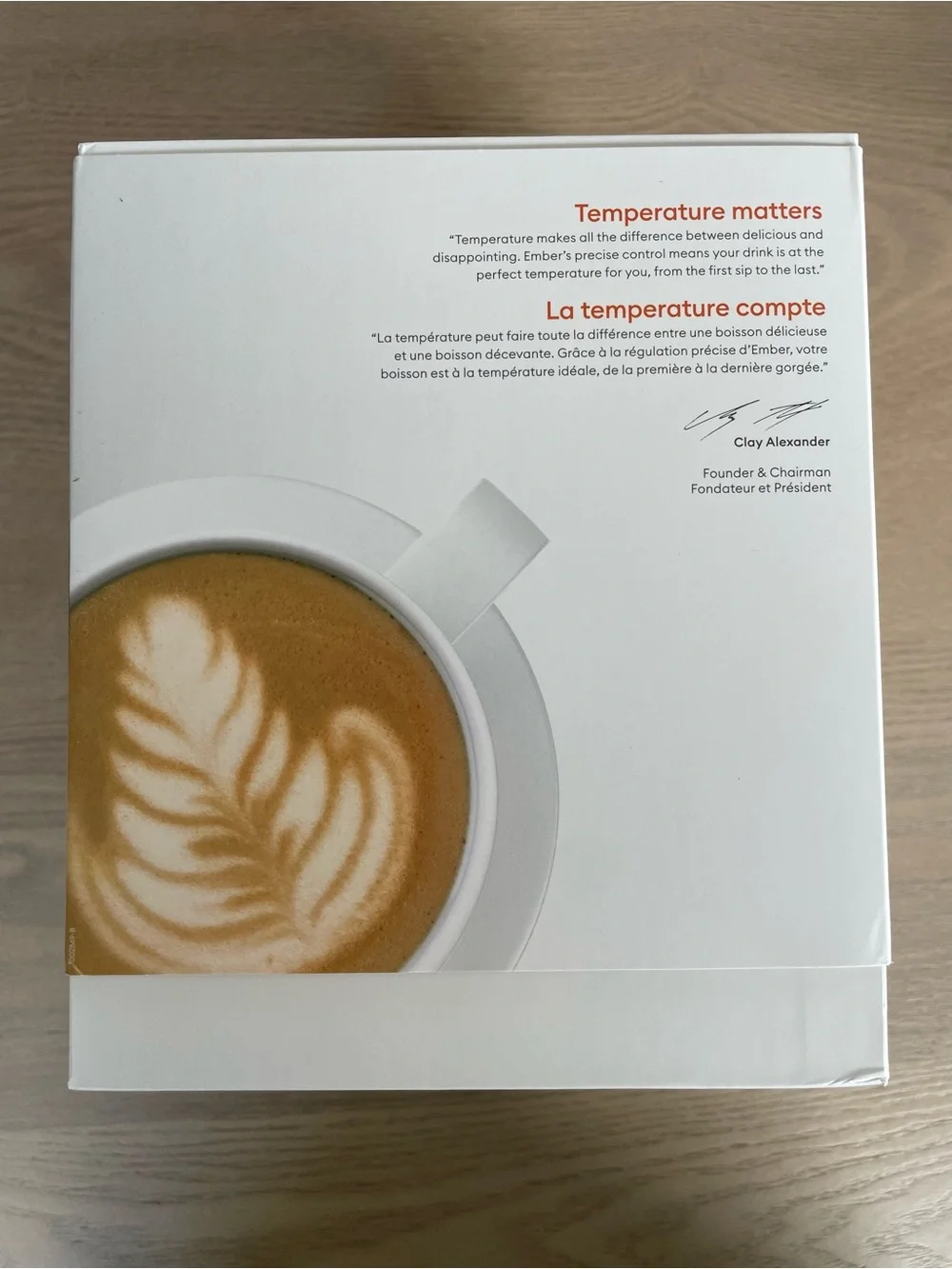 NEW in box Ember Temperature Control Mug 2 — White Smart Heated Coffee Mug $150